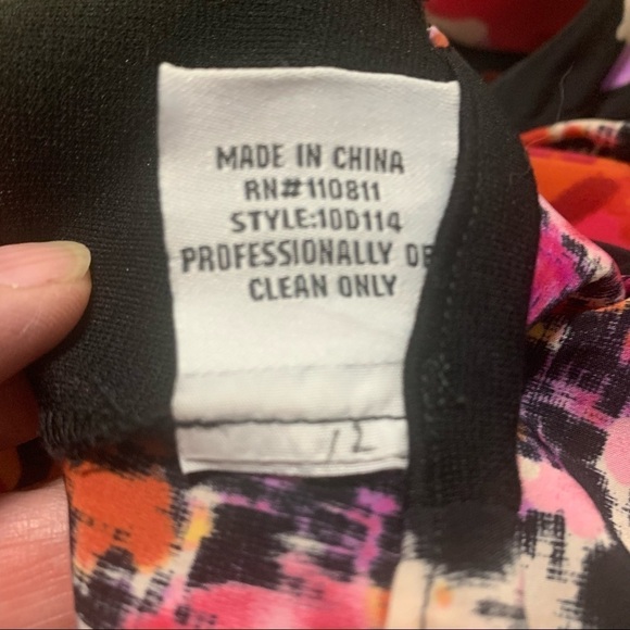 Yoana Baraschi Black Multi Print Tunic Mini Dress - Picture 4 of 7